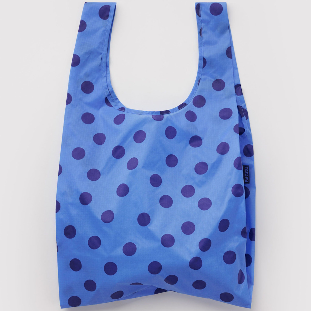 Standard Baggu Blue Polka Dot