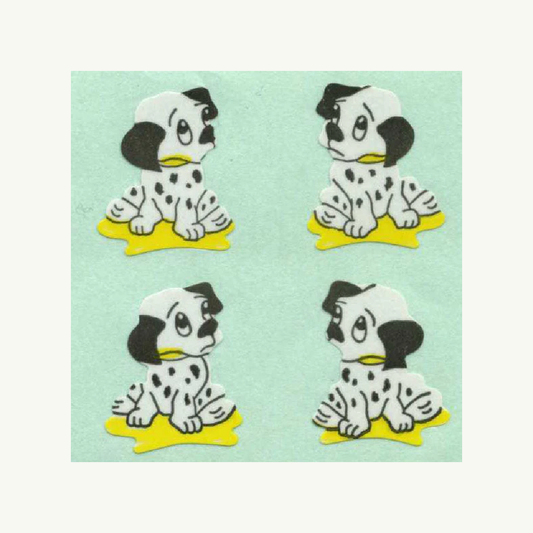 Dalmation Puppies Paper Stickers Off The Roll