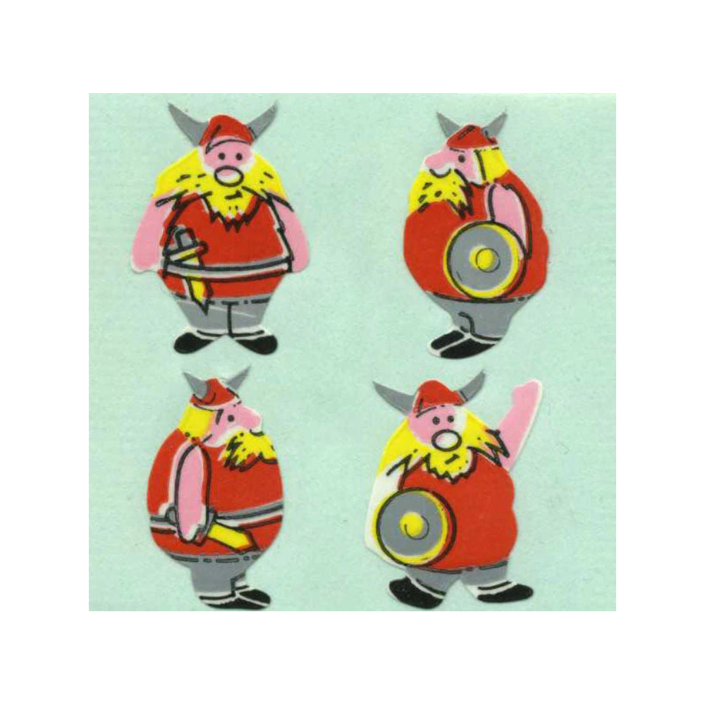 Vikings Paper Stickers Off The Roll