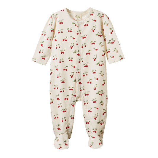 Lucy Suit Strawberry Blush print