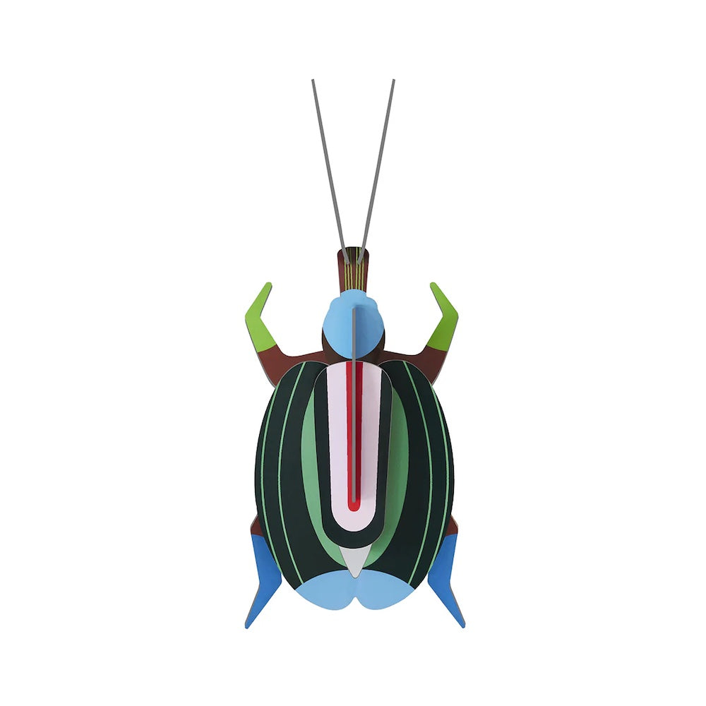 Wall Art Green Fig Beetle B7