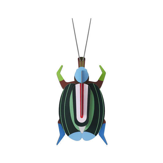 Wall Art Green Fig Beetle B7