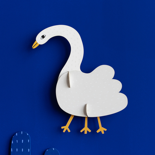 Wall Art Donna Wilson Creatures A4 Greta Goose