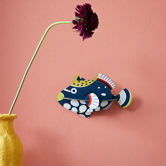 Wall Art Sea Creatures B7 Clown Triggerfish