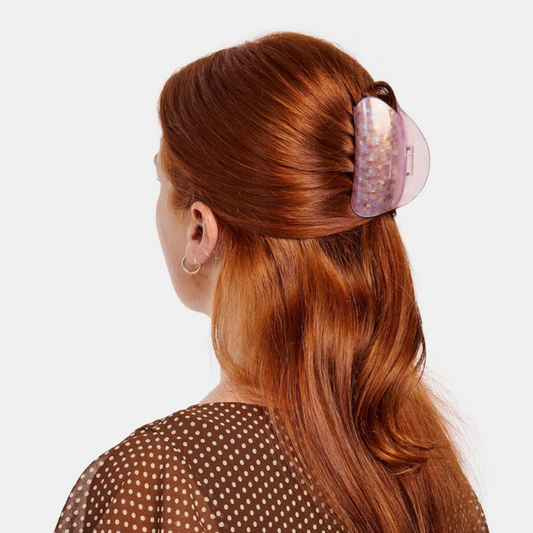 Suki Claw Clip In Lilac Sparkle