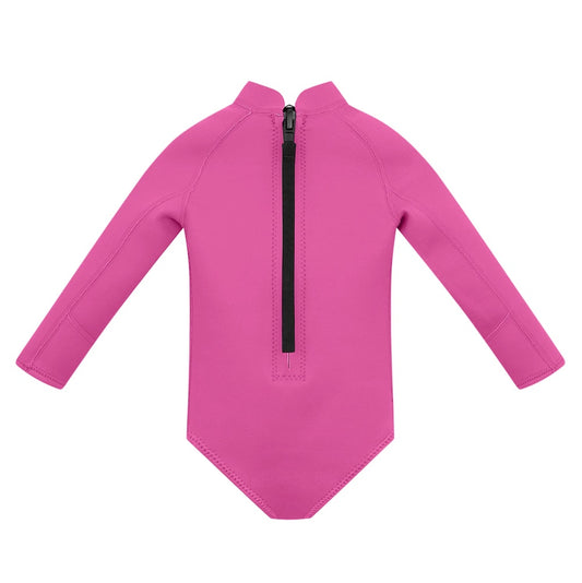 Long Sleeve Paddle Suit Fuchsia Pink