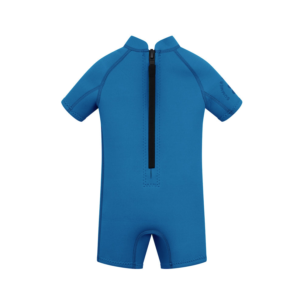 Short Sleeve Springsuit Wetsuit Marine Blue