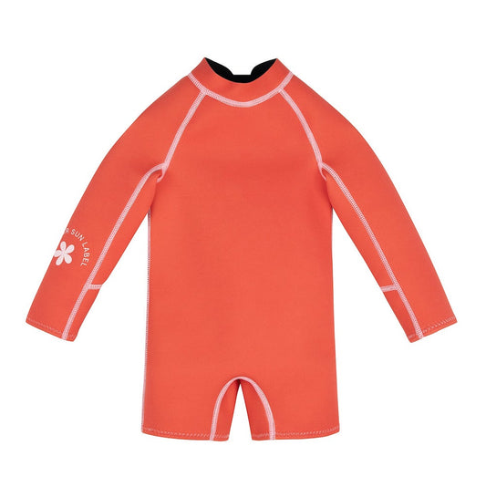 Long Sleeve Springsuit Tomato/Powder Pink