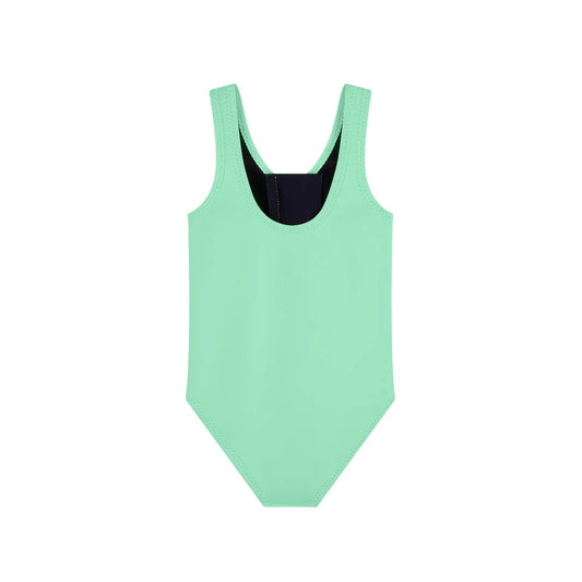 Zip Front Swimsuit Mint