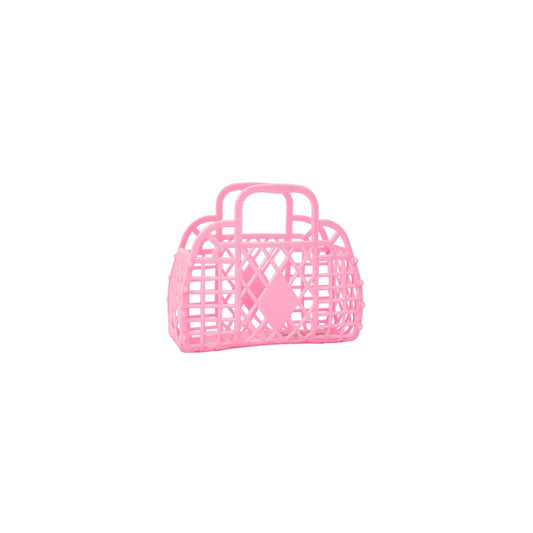 Retro Basket Mini Bubblegum Pink