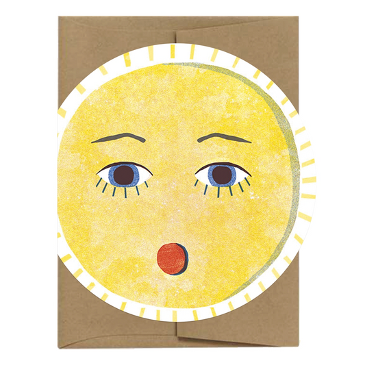 Sun Soleil Die Cut Card