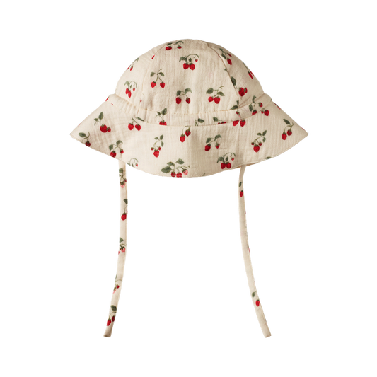 Muslin Sunhat Strawberry Blush