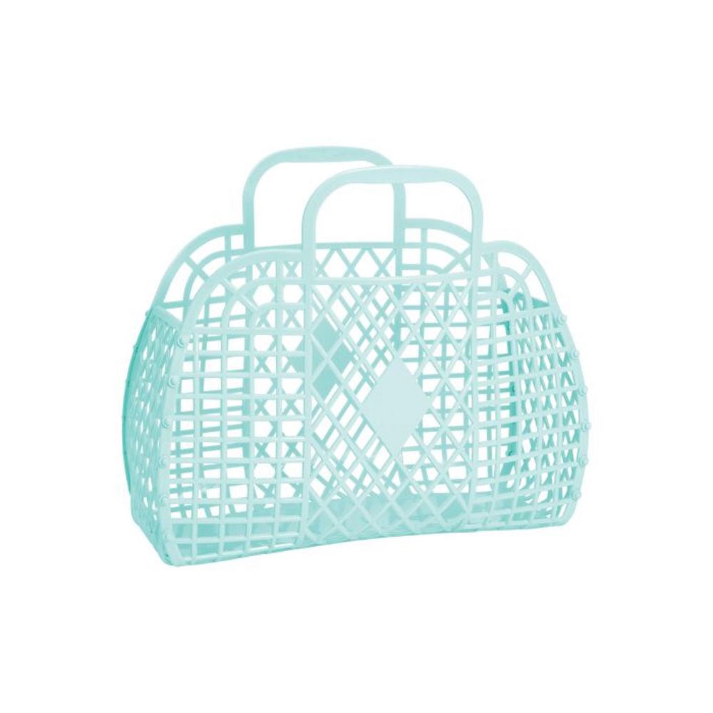 Retro Basket Small Seafoam