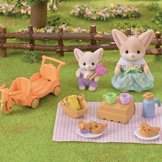 Sunny Picnic Set Fennec Fox Sister & Baby