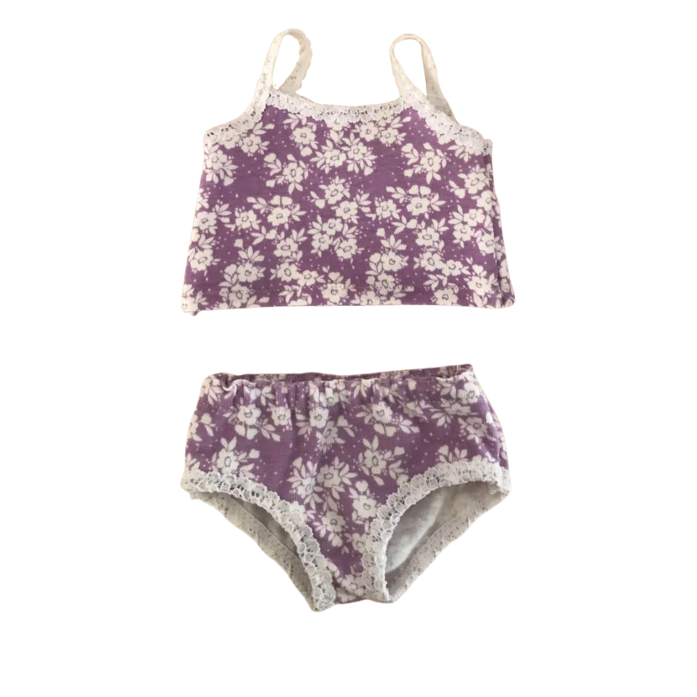 Baby Doll Outfit Ditsy Lilac