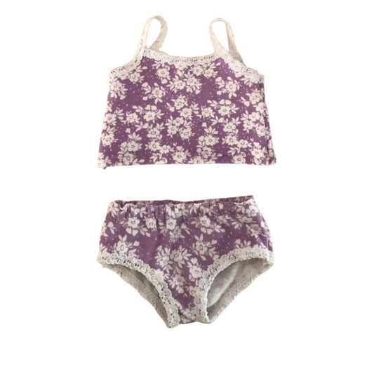 Baby Doll Outfit Ditsy Lilac