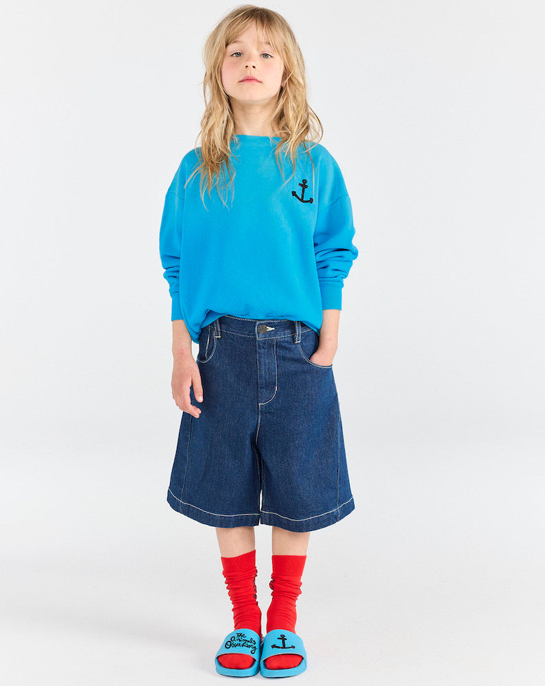Bear Kid Sweatshirt Blue