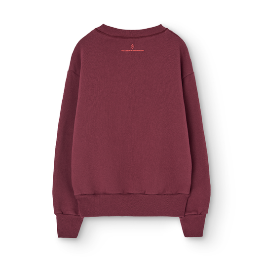 Hearts Browned Garnet Bear Sweatshirt