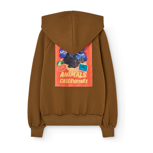 Beaver Kid Hoodie - Brown