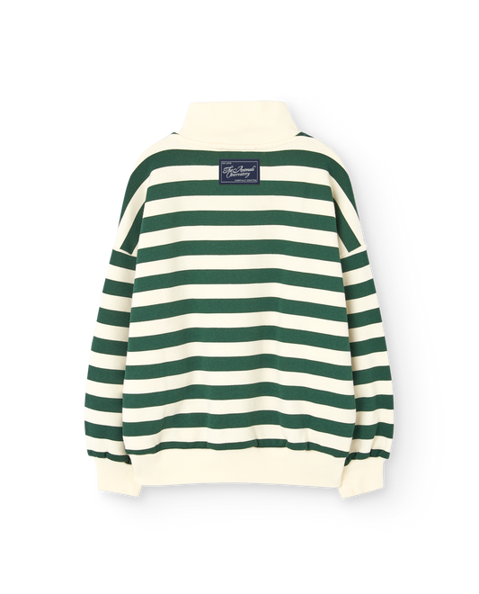 Stripes Green Blowfly Sweatshirt