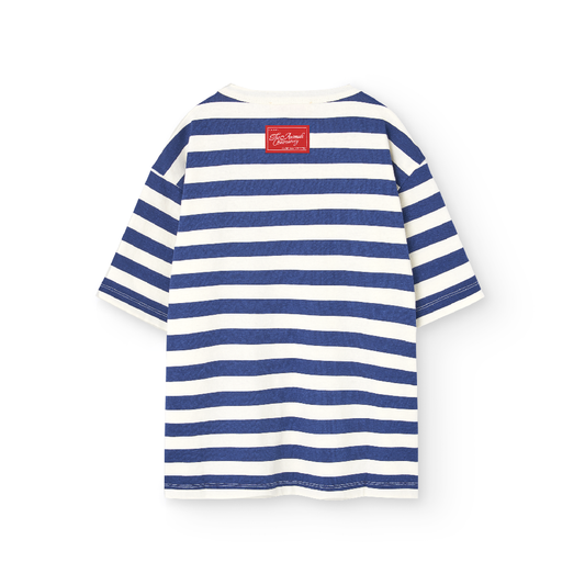 Stripes Navy Collie T-Shirt