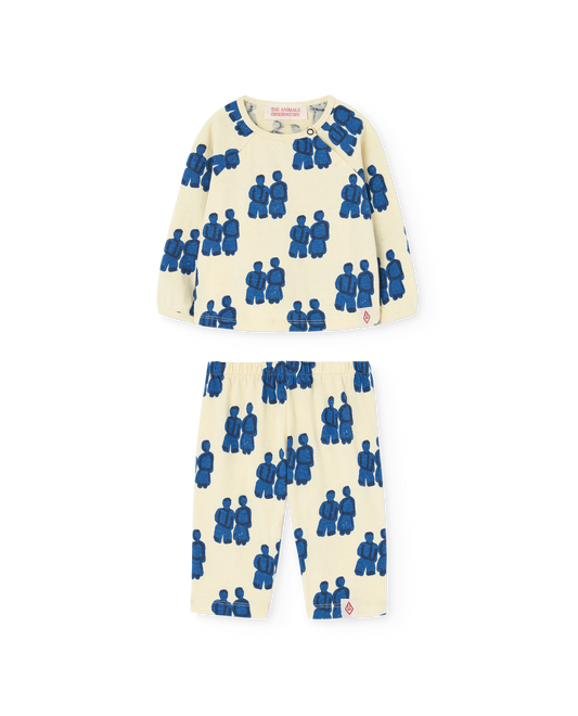 Flan Yellow Dog Baby Set