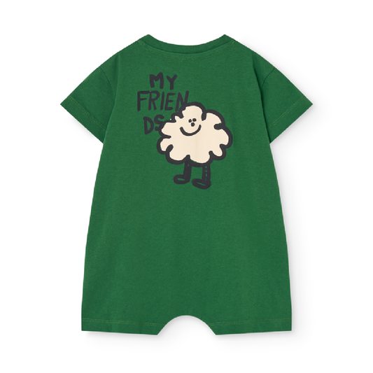 Goose Baby Jumpsuit Dark Garden