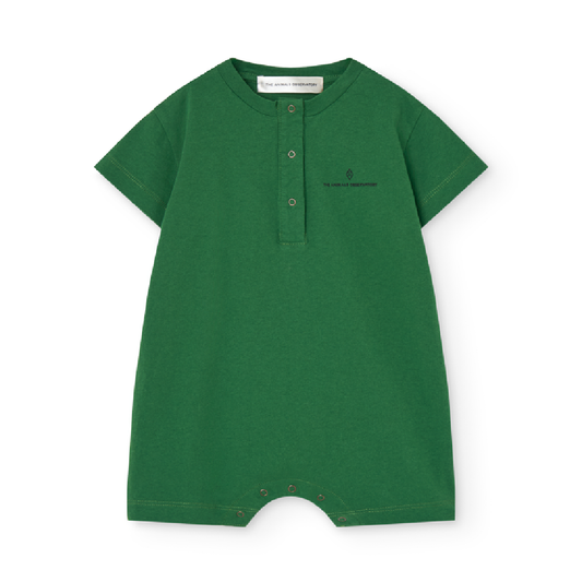 Goose Baby Jumpsuit Dark Garden