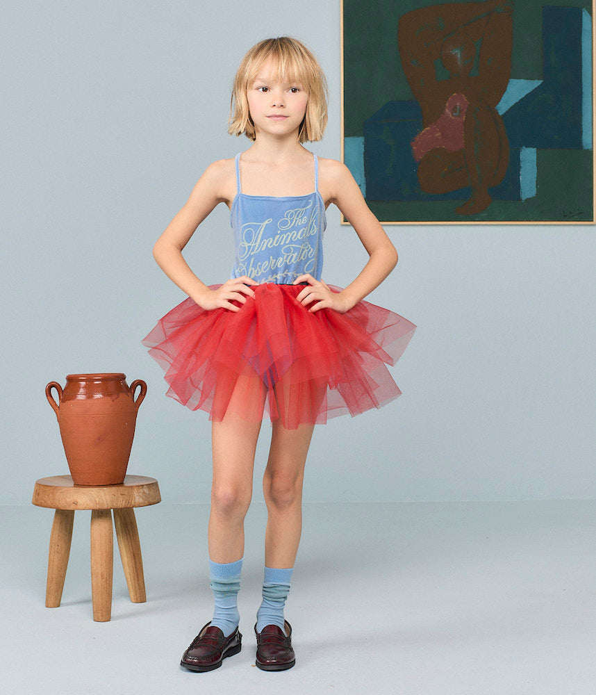 Piranha Kid Jumpsuit - Dusty Blue