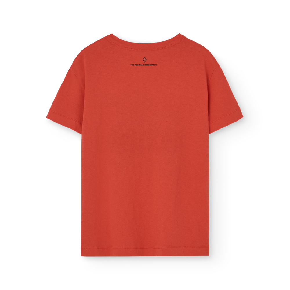 Rooster Kid T Shirt Red