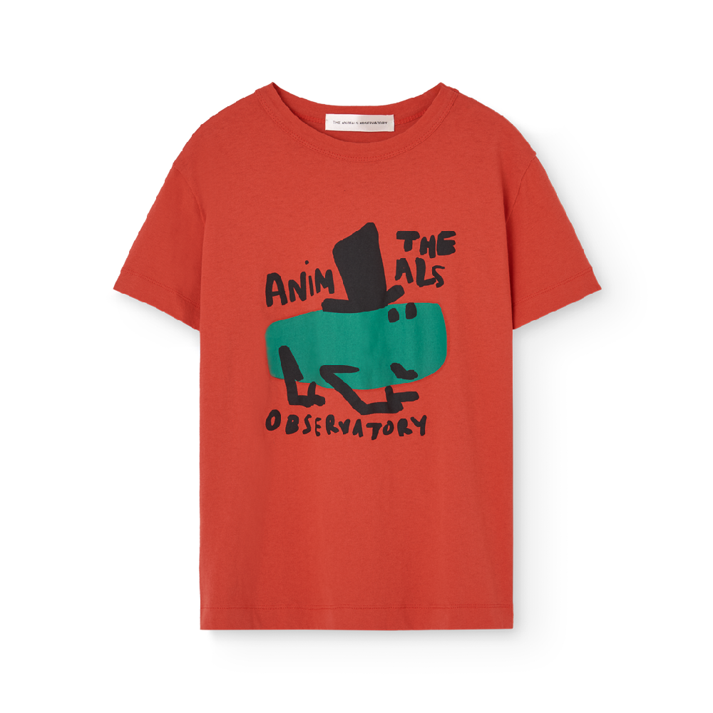Rooster Kid T Shirt Red