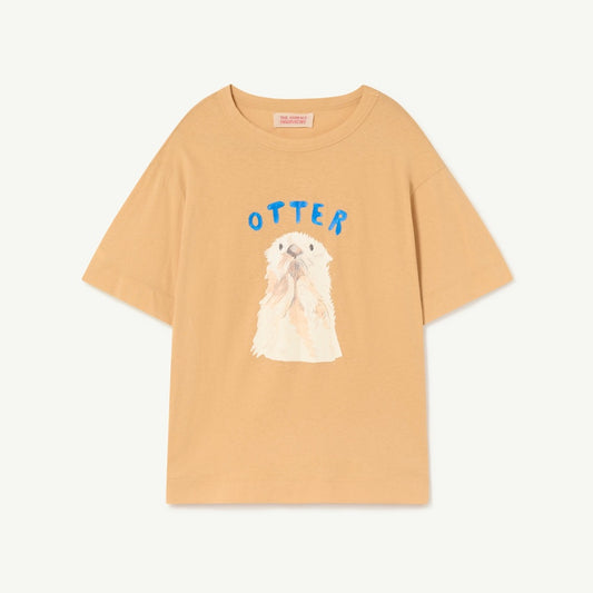 Rooster Otter Oversize T-Shirt Brown