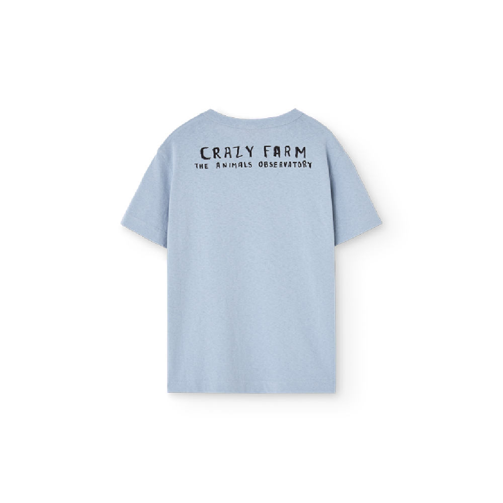 Rooster Kid T-Shirt Blue-Grey