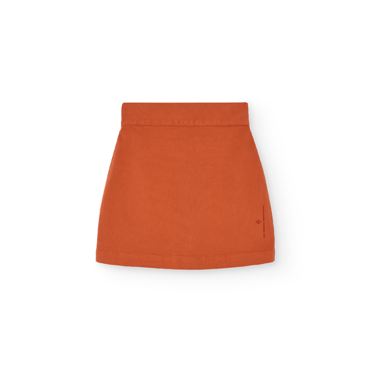 Fig Red Swan Mini Skirt