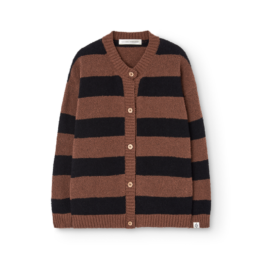 Toucan Kid Cardigan Maroon