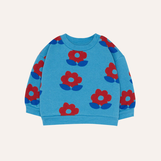 Big Flowers Baby Sweatshirt