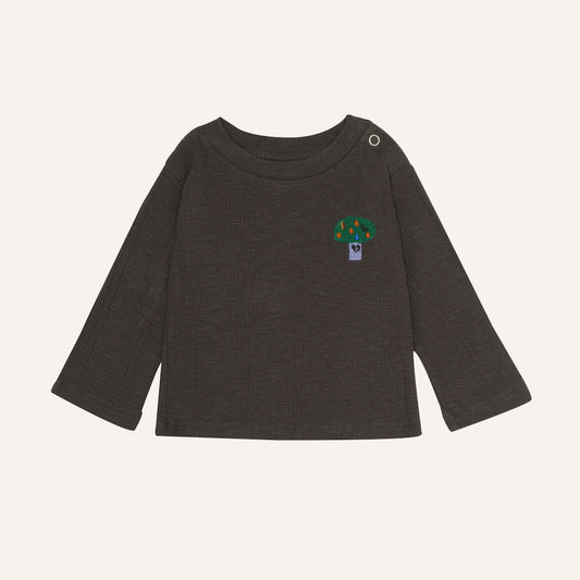Tree Embroidery Baby T Shirt