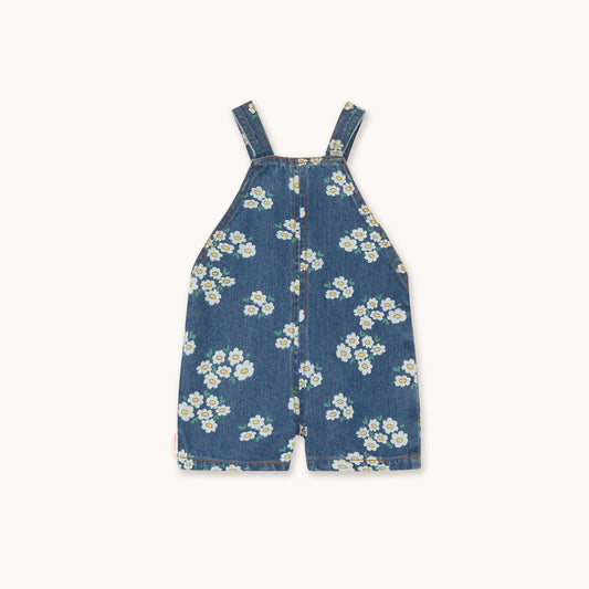 Blossoms Denim Short Dungaree