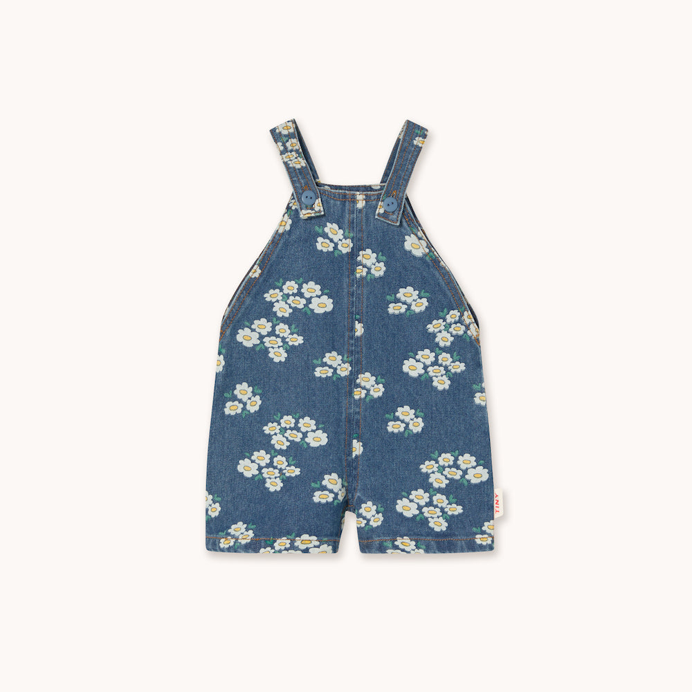 Blossoms Denim Short Dungaree