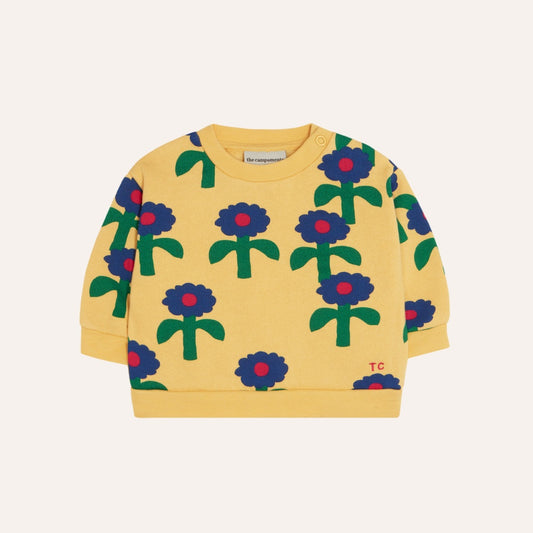 Blue Daisies Baby Sweatshirt