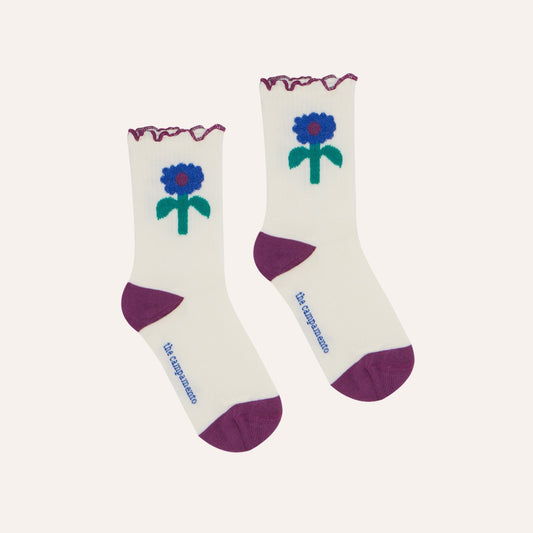 Blue Daisies Socks