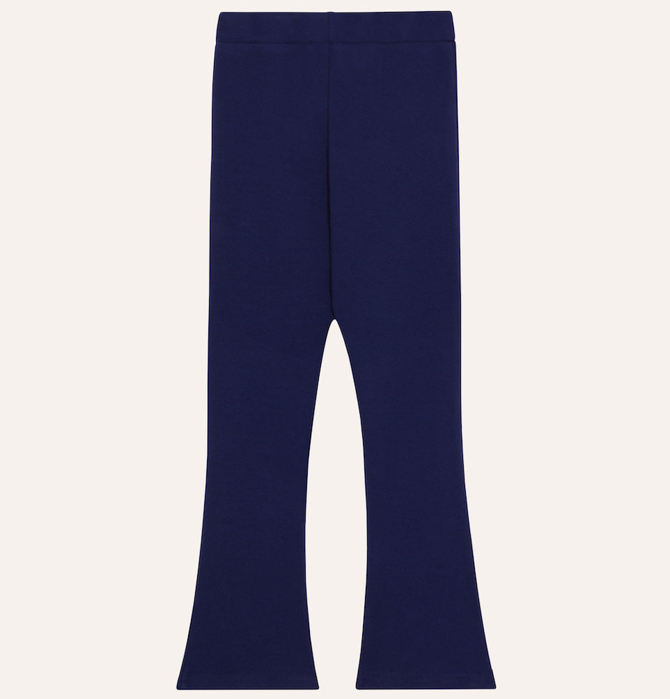 Blue Flare Leggings