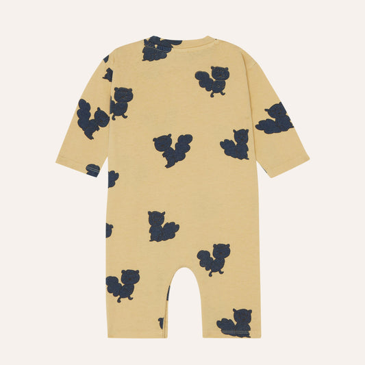 Blue Squirrels Baby Overall