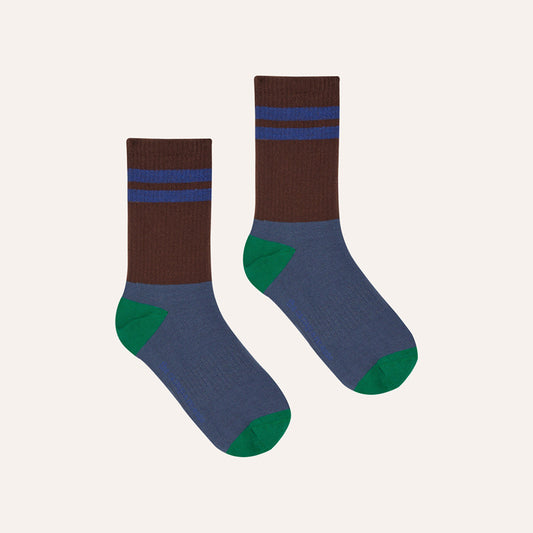 Colour Block Kids Socks