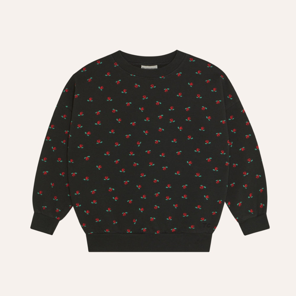 Flowers Grey Sweatshirt