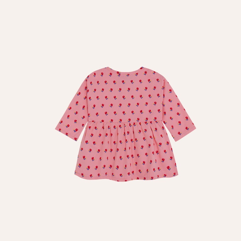 Flowers Pink Baby Dress