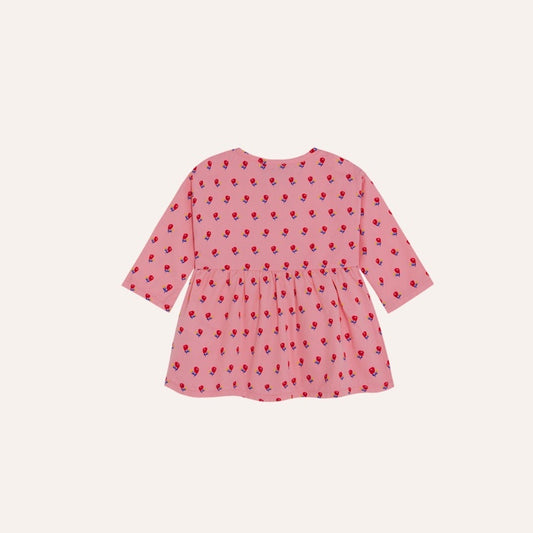 Flowers Pink Baby Dress