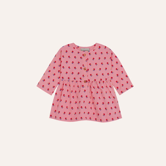 Flowers Pink Baby Dress