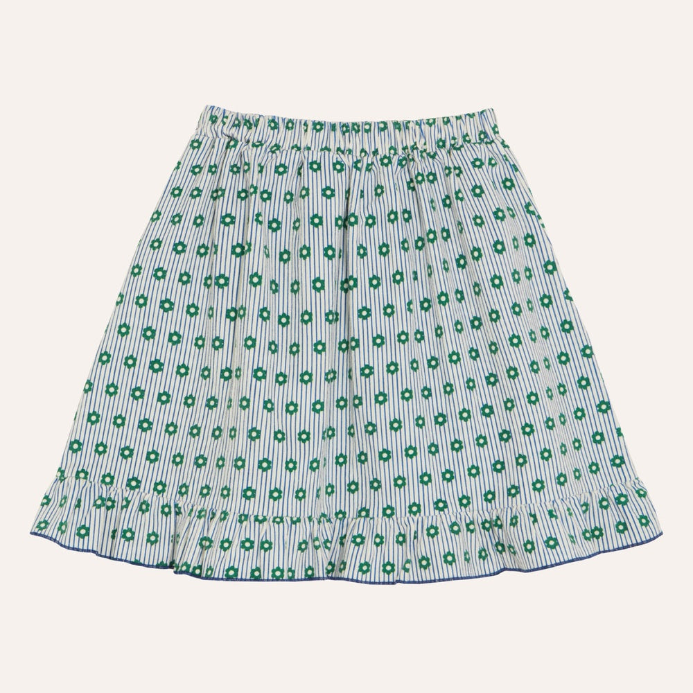 Flowers and Stripes Skirt