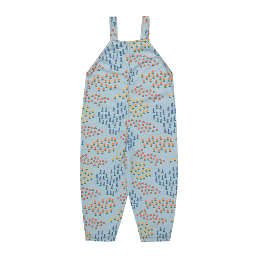 Garden Dungaree Milky Blue